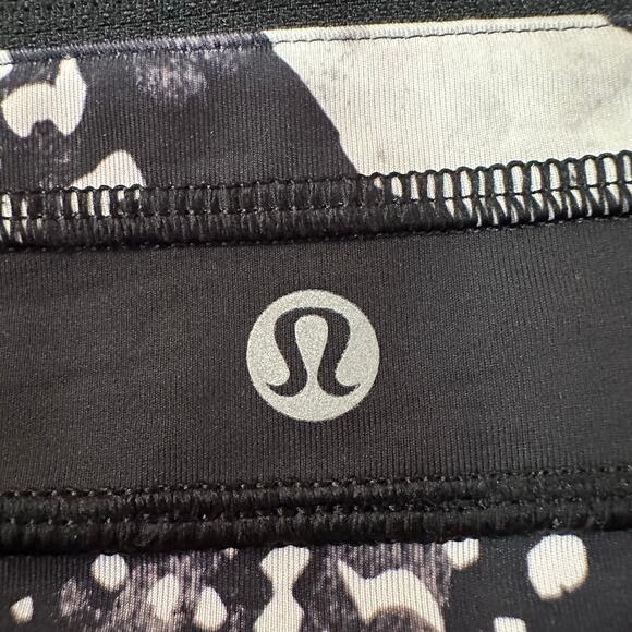 LULULEMON Women's Pace Tight *Full-on Luxtreme Size 6 In Static Mist White Black - Picture 3 of 12
